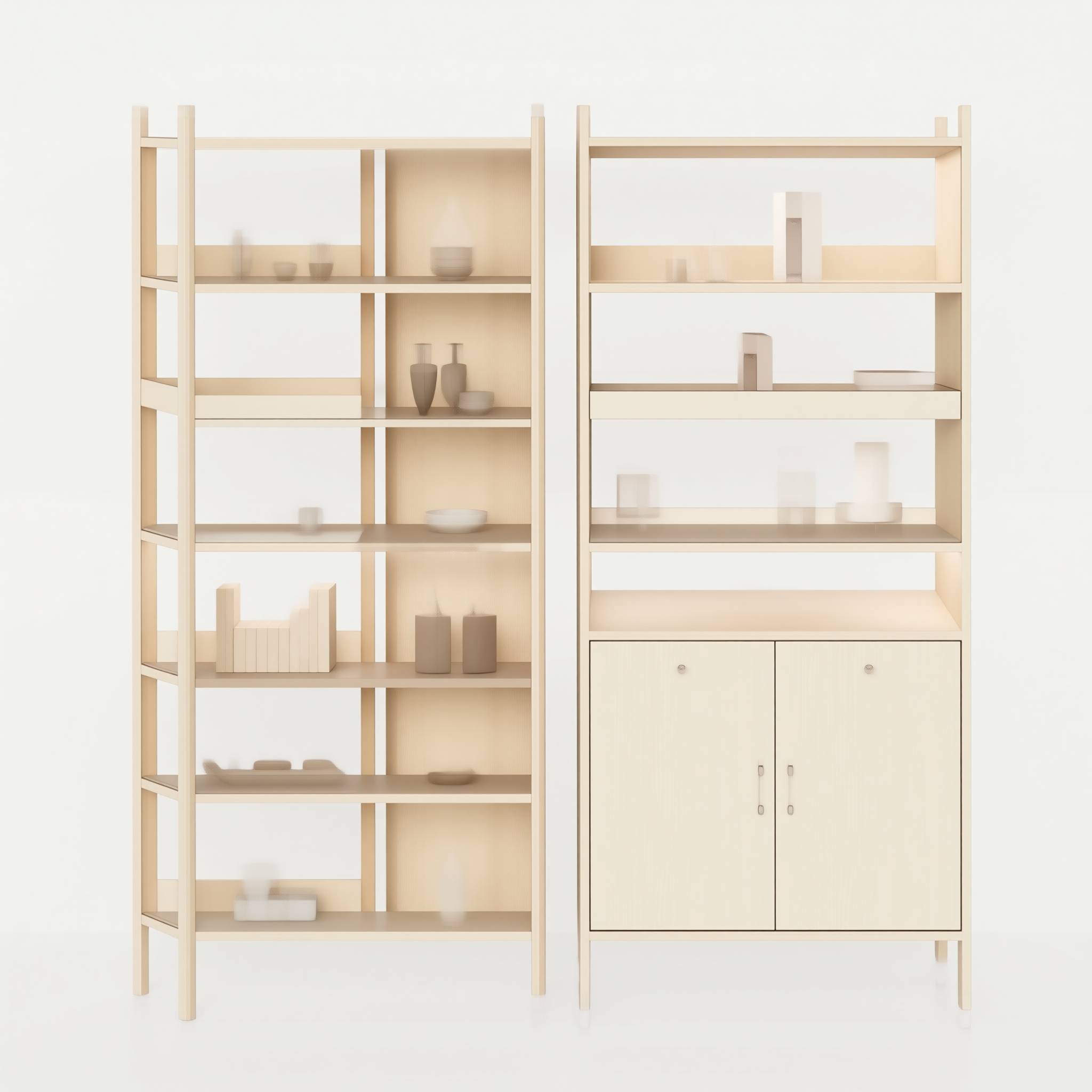 Antique-Style Wooden Shelf